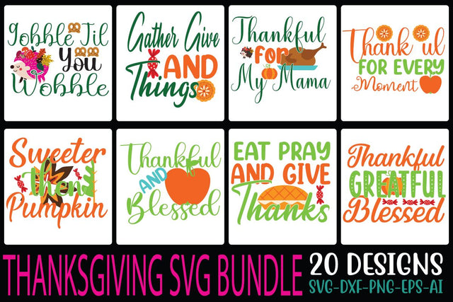 Thanksgiving svg bundle SVG Cut File SVG Studio Innate 