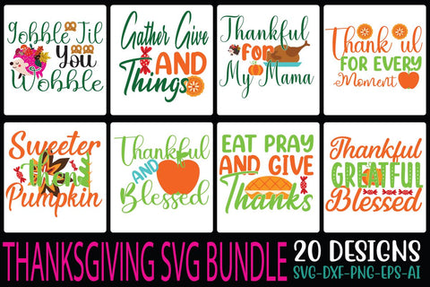 Thanksgiving svg bundle SVG Cut File SVG Studio Innate 