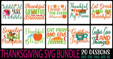 Thanksgiving svg bundle SVG Cut File SVG Studio Innate 