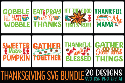 Thanksgiving svg bundle SVG Cut File SVGs, Quotes and Sayings, Food & Drink, Holiday,On Sale, SVG Studio Innate 