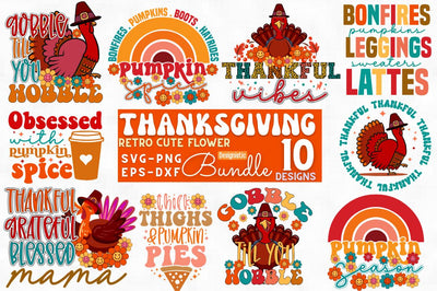 Thanksgiving SVG Bundle SVG DESIGNISTIC 