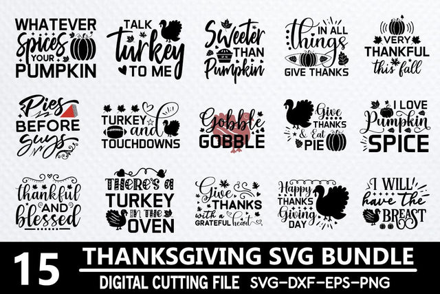 Thanksgiving Svg Bundle SVG md faruk hossain 