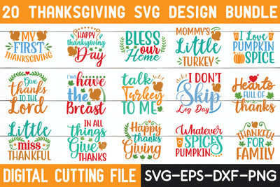 Thanksgiving SVG Bundle SVG md faruk hossain 