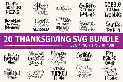 Thanksgiving SVG Bundle SVG nirmal108roy 