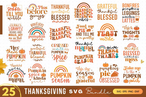 Thanksgiving Svg Bundle SVG Regulrcrative 