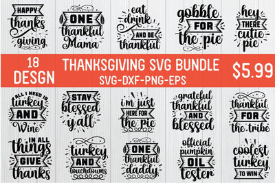 Thanksgiving SVG Bundle. Thanksgiving Quotes SVG. Fall SVG SVG farhad farhad 