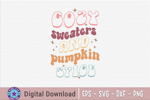 Thanksgiving SVG, Cozy sweaters and pumpkin spice SVG FiveStarCrafting 