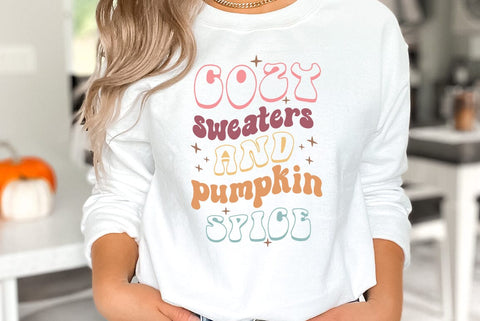 Thanksgiving SVG, Cozy sweaters and pumpkin spice SVG FiveStarCrafting 