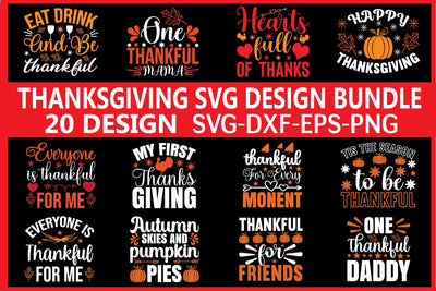 Thanksgiving SVG design bundle SVG designer krishna 