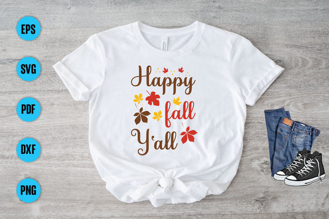 Thanksgiving Svg Design, Happy Fall Y'all, Hello Fall Svg Design, Hallo Pumpkin Svg Design, Fall Svg SVG Debashish Barman 