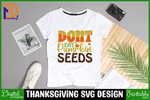 Thanksgiving SVG Designs, No Lucks Given SVG, Funny, Kids, T-shirt, Png, Svg Files For Cricut, Silhouette, Sublimation Designs SVG SH_Tee store 