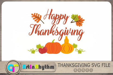 Thanksgiving Svg, Fall Svg, Pumpkin Svg, Fall Leaves Svg SVG Artinrhythm shop 