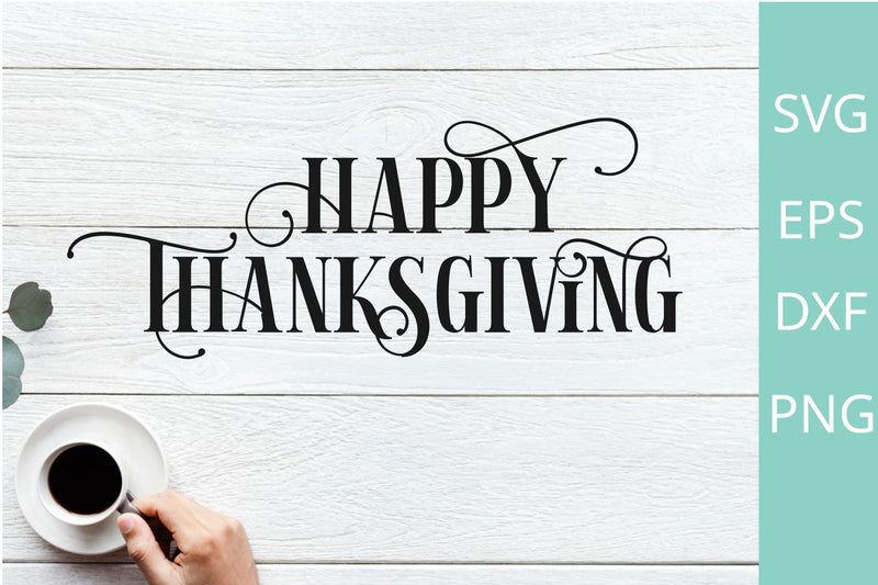 Thanksgiving SVG, Happy Thanksgiving SVG SVG Chamsae Studio 