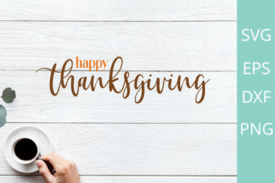 Thanksgiving SVG, Happy Thanksgiving SVG SVG Chamsae Studio 