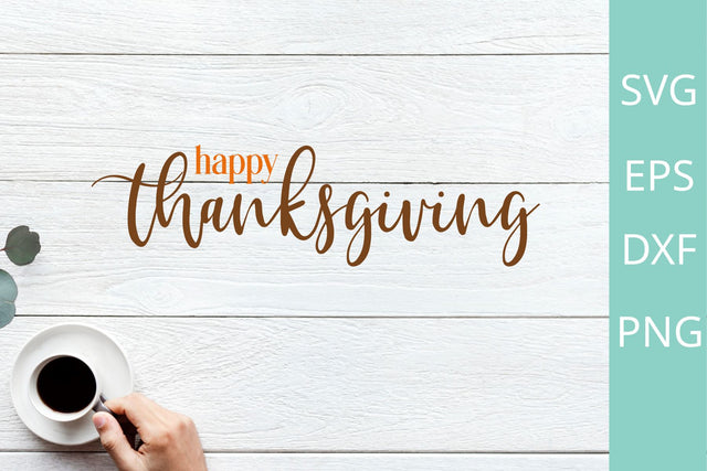 Thanksgiving SVG, Happy Thanksgiving SVG SVG Chamsae Studio 