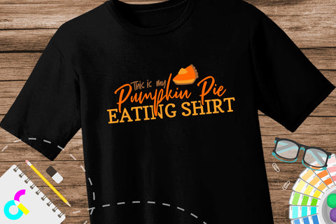 Thanksgiving svg, Pumpkin pie eating shirt SVG Artinrhythm shop 