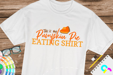 Thanksgiving svg, Pumpkin pie eating shirt SVG Artinrhythm shop 