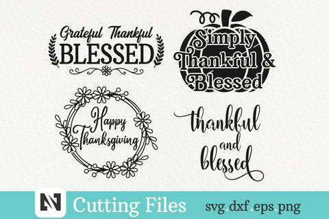 Thanksgiving Svg, Thanksgiving Day Svg Bundle, Blessed Svg SVG Pinoyart Kreatib 