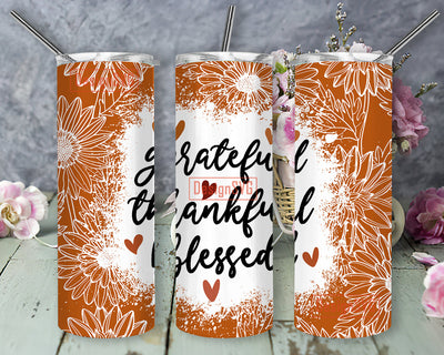 Thanksgiving Tumbler Png, Thanksgiving Tumbler Designs Fall Sublimation Designs Downloads - Fall Skinny Tumbler 20oz Design Sublimation DesignSVG 