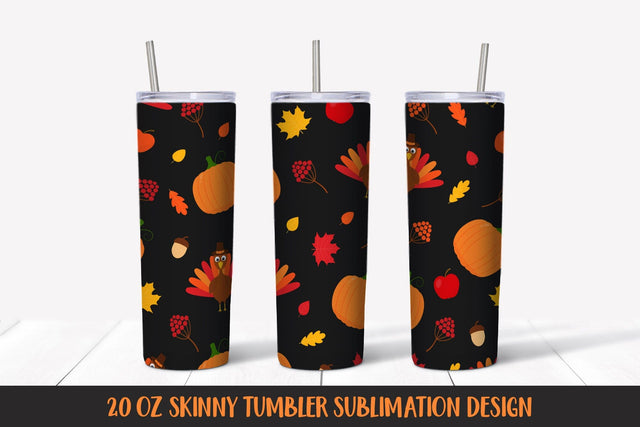 Thanksgiving Tumbler Wrap Sublimation. Autumn Tumbler Sublimation LaBelezoka 