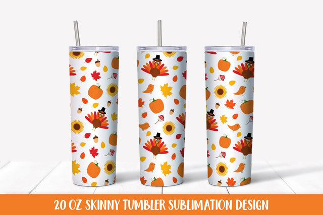 Thanksgiving Tumbler Wrap Sublimation. Fall Tumbler Design Sublimation LaBelezoka 