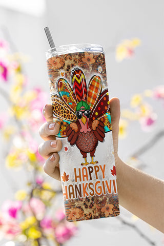 Fall Gnome Tumbler, Thanksgiving Tumbler, Pumpkin Drinking Cups With S –  Papelillo Art Design