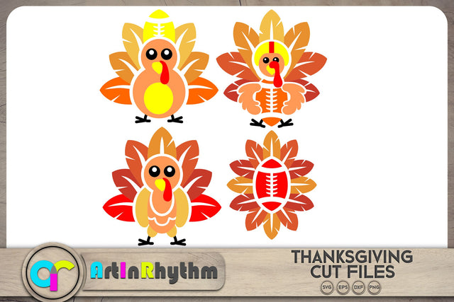 Thanksgiving turkey SVG bundle SVG Artinrhythm shop 