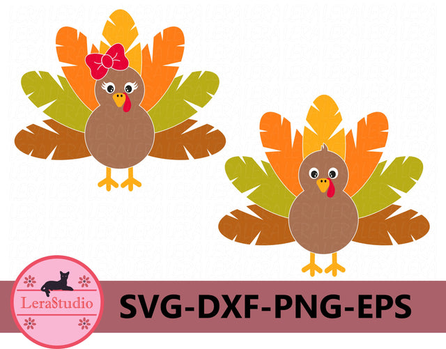 Thanksgiving Turkey SVG Lerastudio 