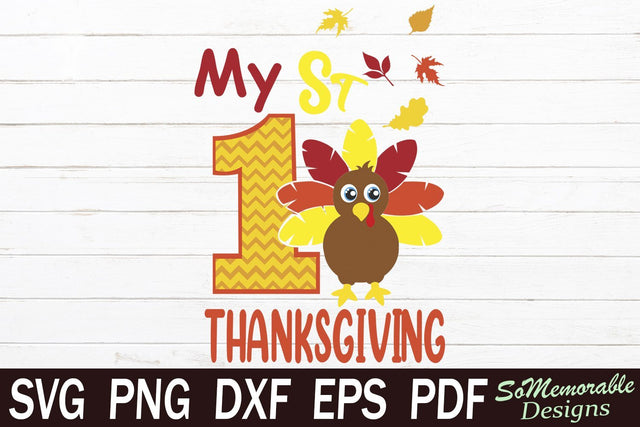 Thanksgiving Turkey SVG SoMemorableDesigns 