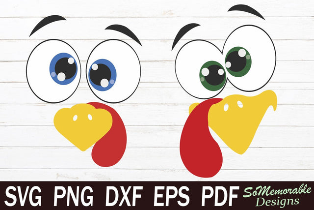 Thanksgiving Turkey SVG SoMemorableDesigns 