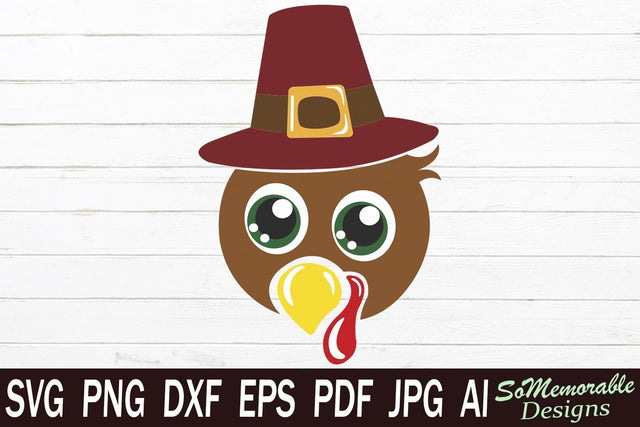 Thanksgiving Turkey SVG SoMemorableDesigns 