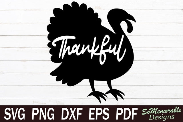 Thanksgiving Turkey SVG SoMemorableDesigns 
