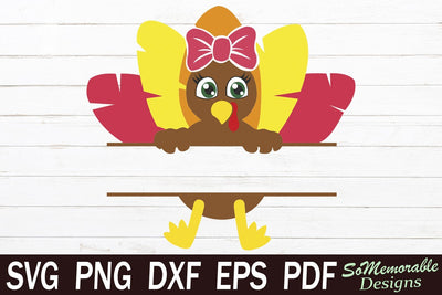 Thanksgiving Turkey SVG SoMemorableDesigns 