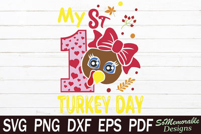 Thanksgiving Turkey SVG SoMemorableDesigns 