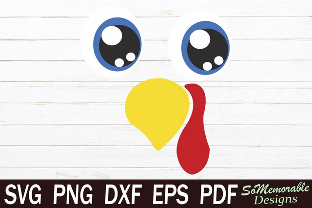 Thanksgiving Turkey SVG SoMemorableDesigns 