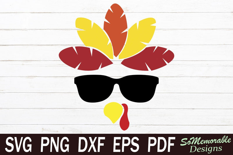 Thanksgiving Turkey SVG SoMemorableDesigns 