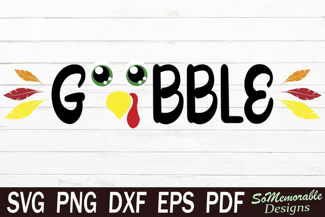 Thanksgiving Turkey SVG SoMemorableDesigns 