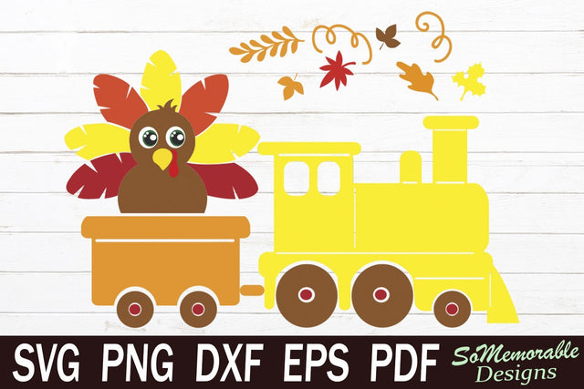 Thanksgiving Turkey SVG SoMemorableDesigns 