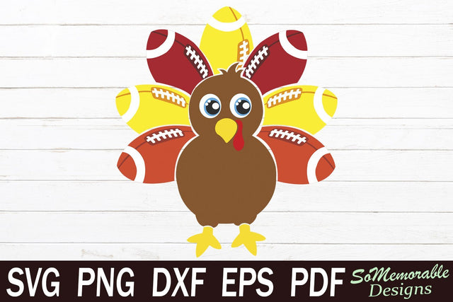 Thanksgiving Turkey SVG SoMemorableDesigns 