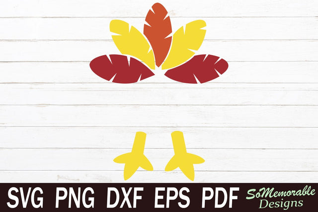 Thanksgiving Turkey SVG SoMemorableDesigns 
