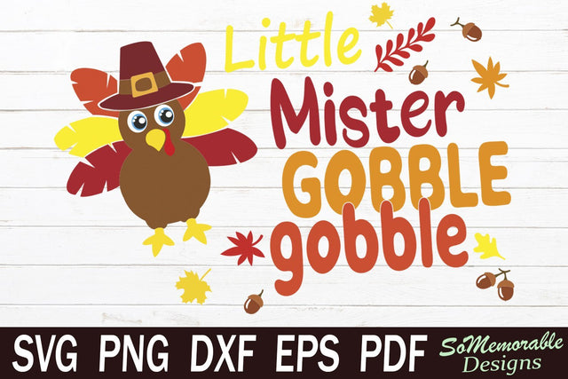 Thanksgiving Turkey SVG SoMemorableDesigns 
