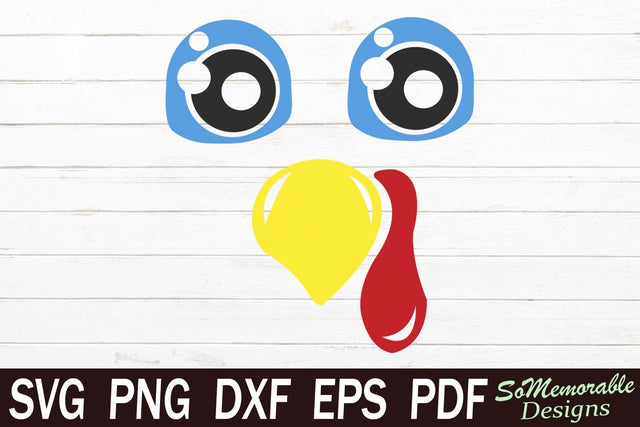 Thanksgiving Turkey SVG SoMemorableDesigns 