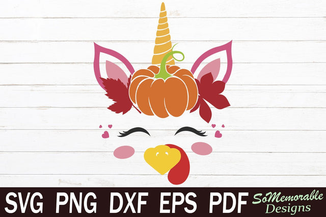 Thanksgiving Turkey SVG SoMemorableDesigns 