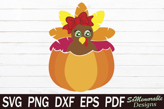 Thanksgiving Turkey SVG SoMemorableDesigns 