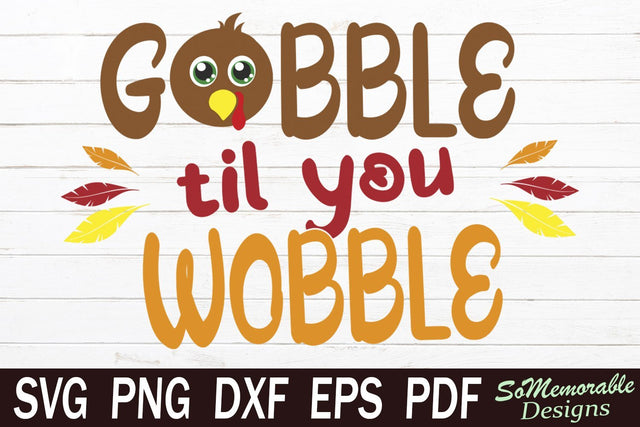 Thanksgiving Turkey SVG SoMemorableDesigns 