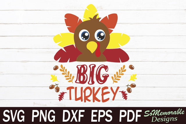 Thanksgiving Turkey SVG SoMemorableDesigns 