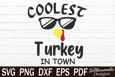 Thanksgiving Turkey SVG SoMemorableDesigns 