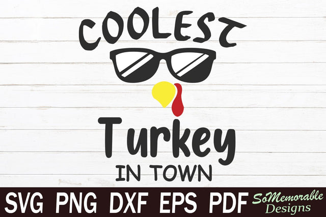 Thanksgiving Turkey SVG SoMemorableDesigns 
