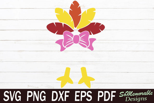 Thanksgiving Turkey SVG SoMemorableDesigns 