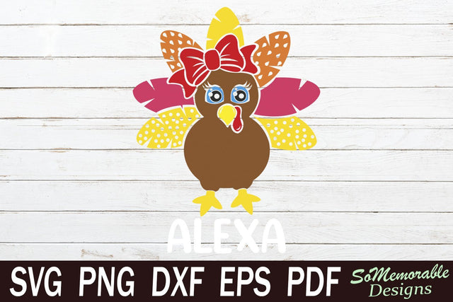 Thanksgiving Turkey SVG SoMemorableDesigns 